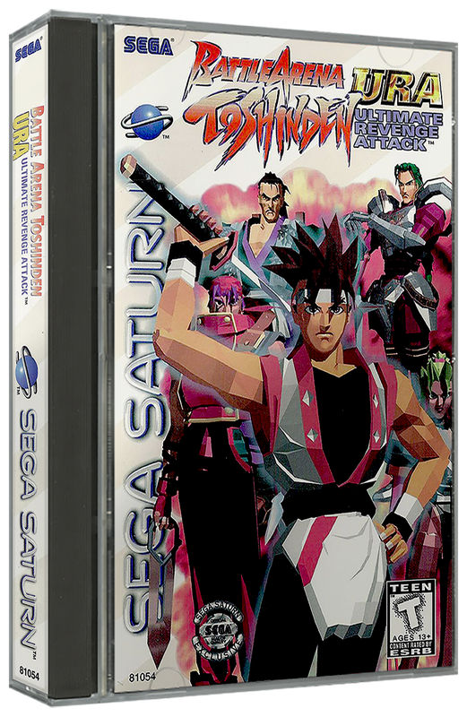 Battle Arena Toshinden URA Ultimate Revenge Attack | NTSC | Sega Saturn | SS | En | Reproduction Case and Booklet - NO GAME