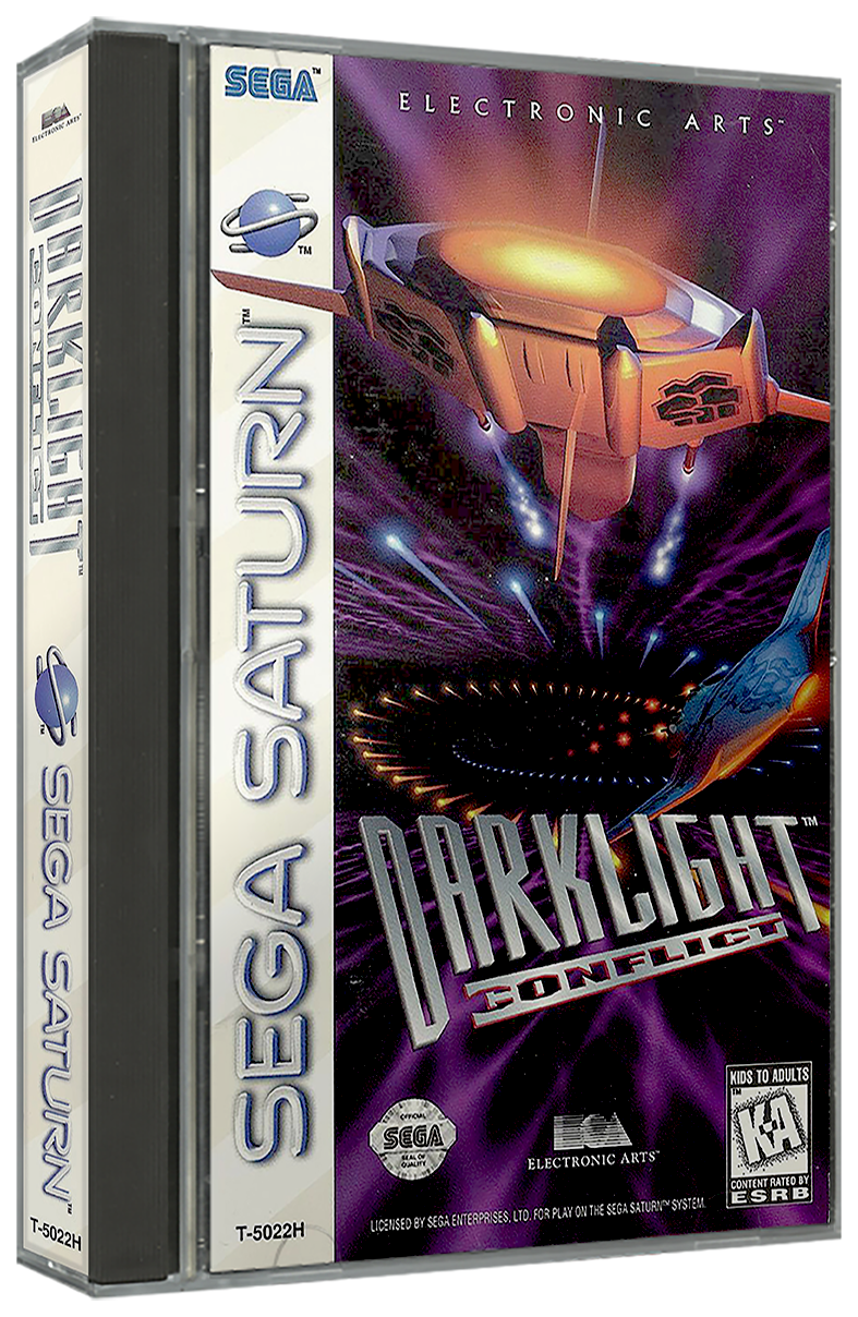 Darklight Conflict | NTSC | Sega Saturn | SS | En | Reproduction Case and Booklet - NO GAME