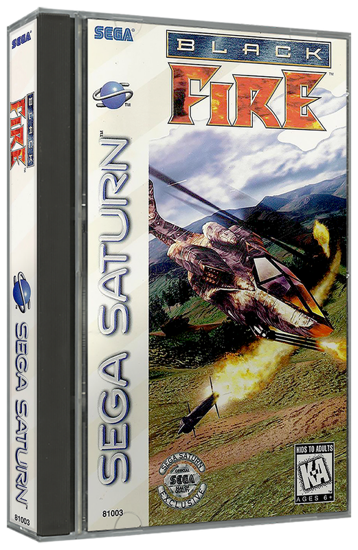 Black Fire | NTSC | Sega Saturn | SS | En | Reproduction Case and Booklet - NO GAME