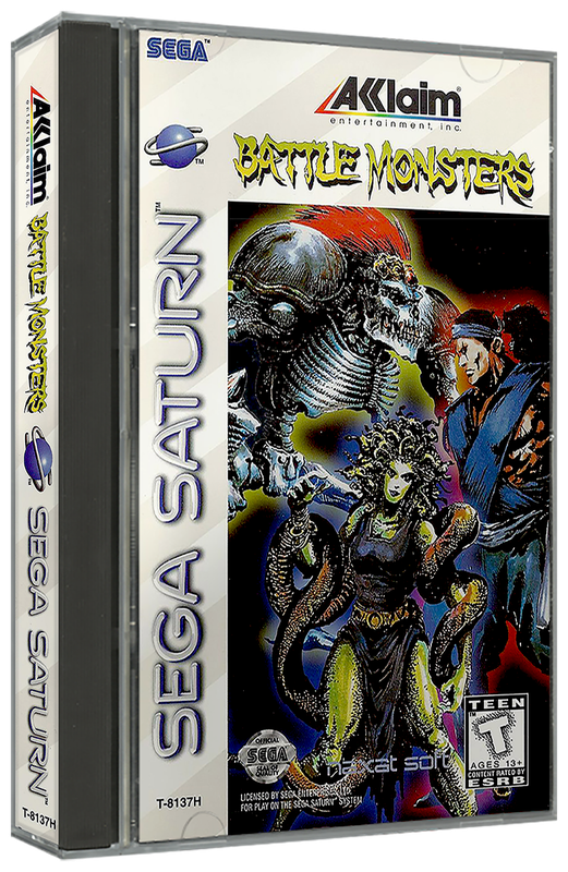 Battle Monsters | NTSC | Sega Saturn | SS | En | Reproduction Case and Booklet - NO GAME