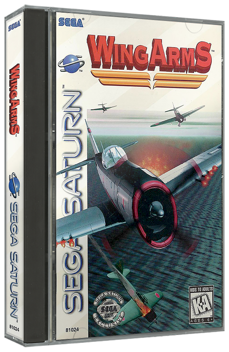 Wing Arms | NTSC | Sega Saturn | SS | En | Reproduction Case and Booklet - NO GAME