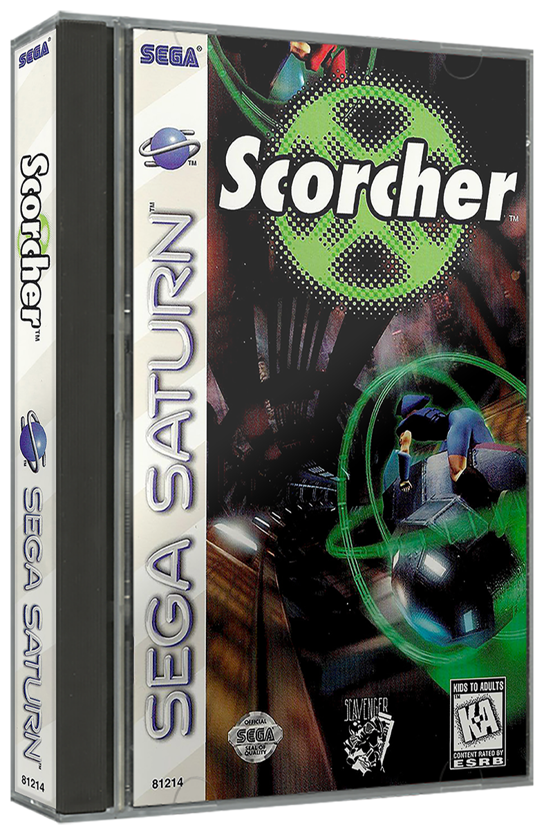 Scorcher | NTSC | Sega Saturn | SS | En | Reproduction Case and Booklet - NO GAME