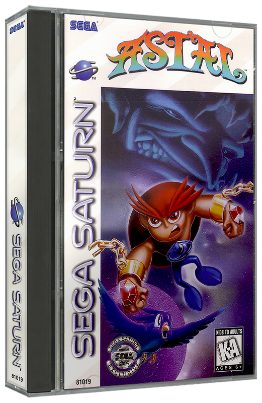 Astral - The Arcade Game | NTSC | Sega Saturn | SS | En | Reproduction Case and Booklet - NO GAME
