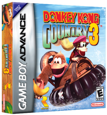Donkey Kong Country 3 Reproduction Box