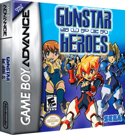 Gunstar Super Heroes Reproduction Box