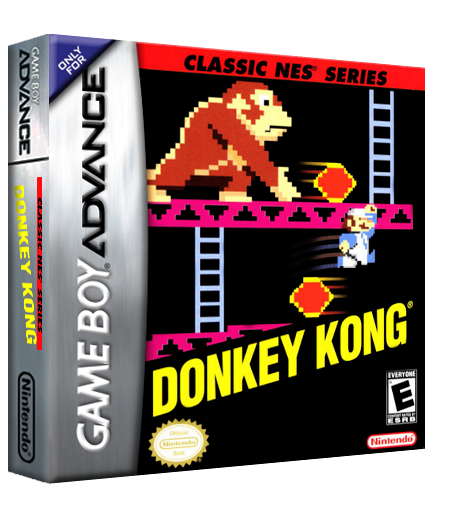 Classic NES Donkey Kong Reproduction Box