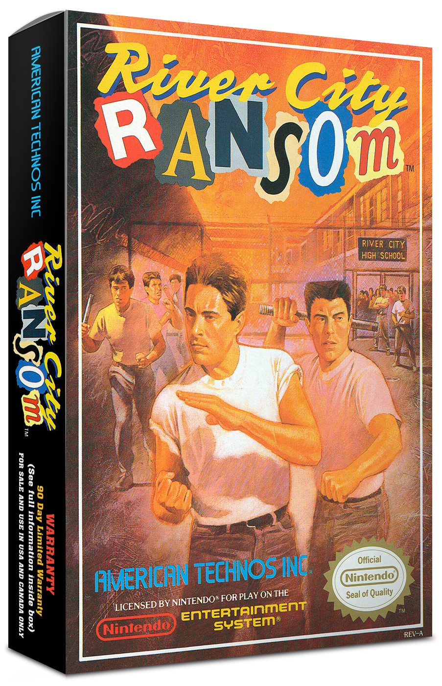 River City Ransom Reproduction Box