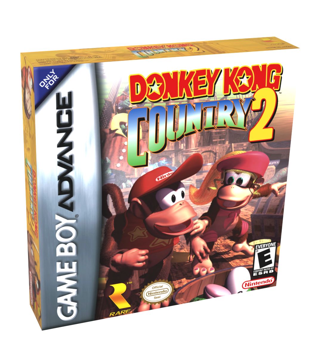 Donkey Kong Country 2 Reproduction Box