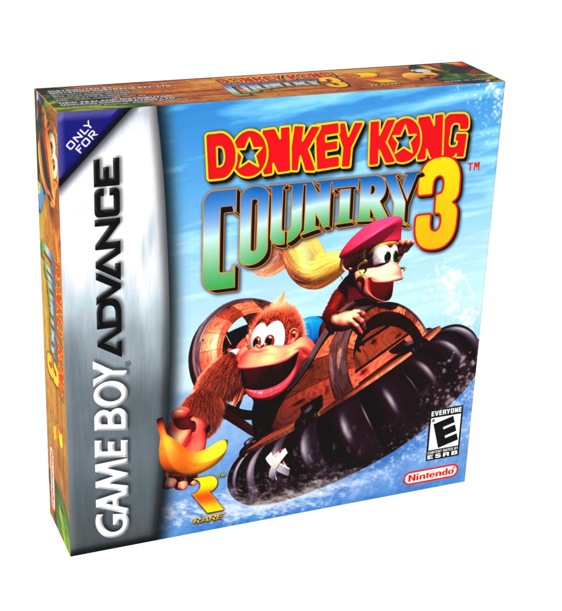 Donkey Kong Country 3 Reproduction Box