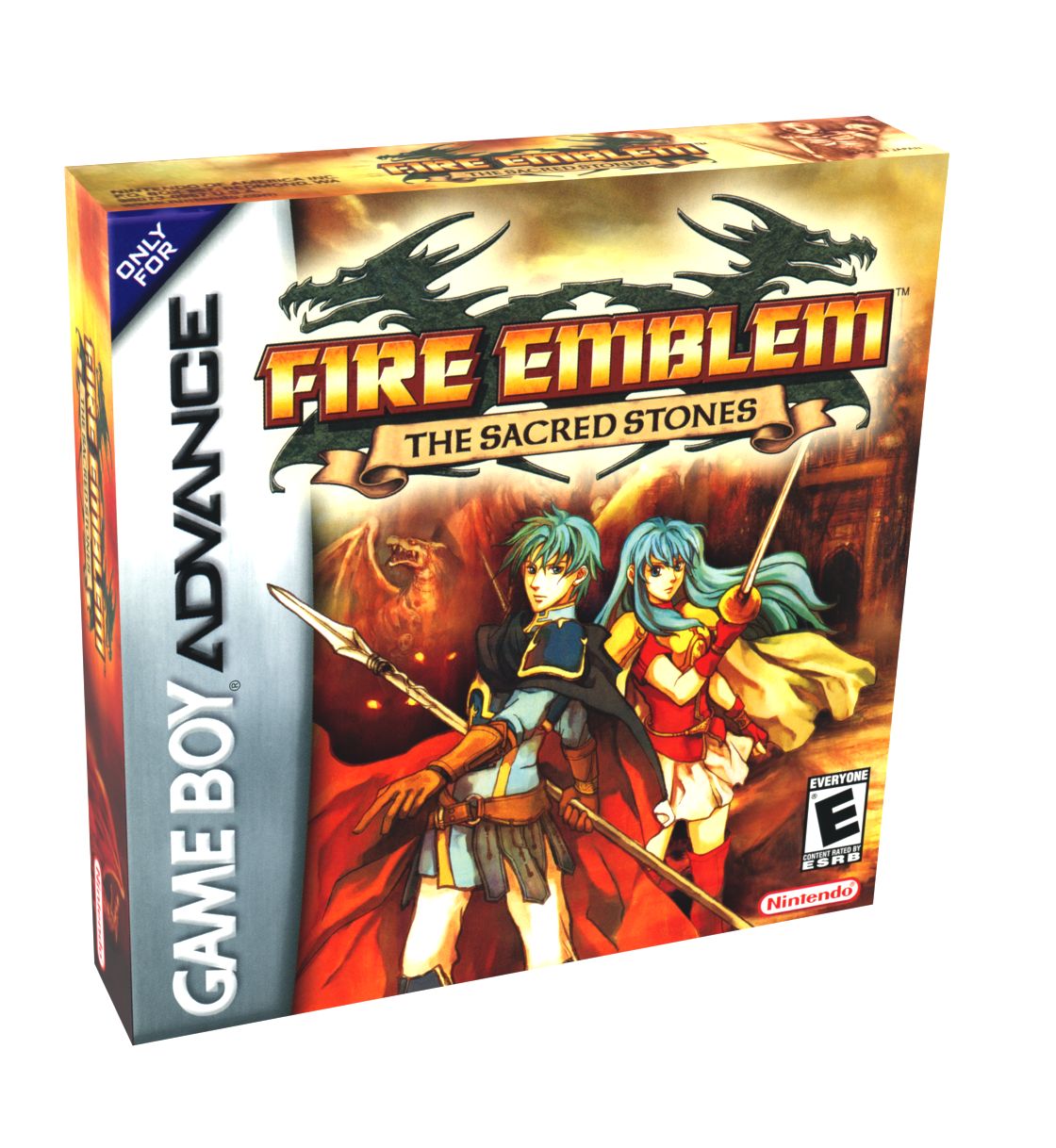 Fire Emblem The Sacred Stones Reproduction Box