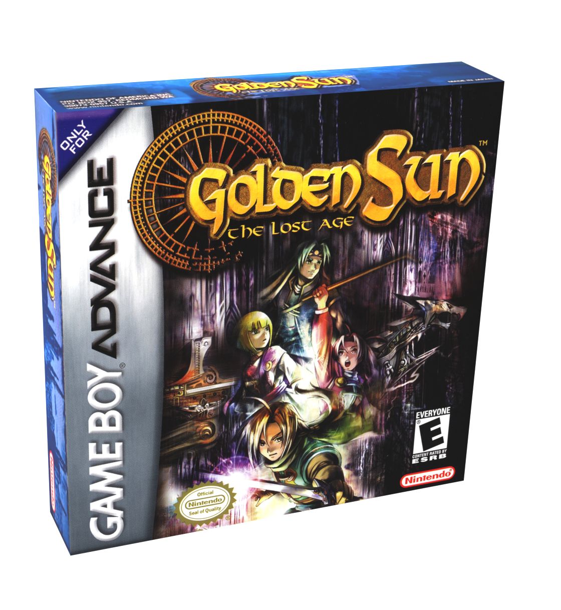 Golden Sun the Lost Age Reproduction Box