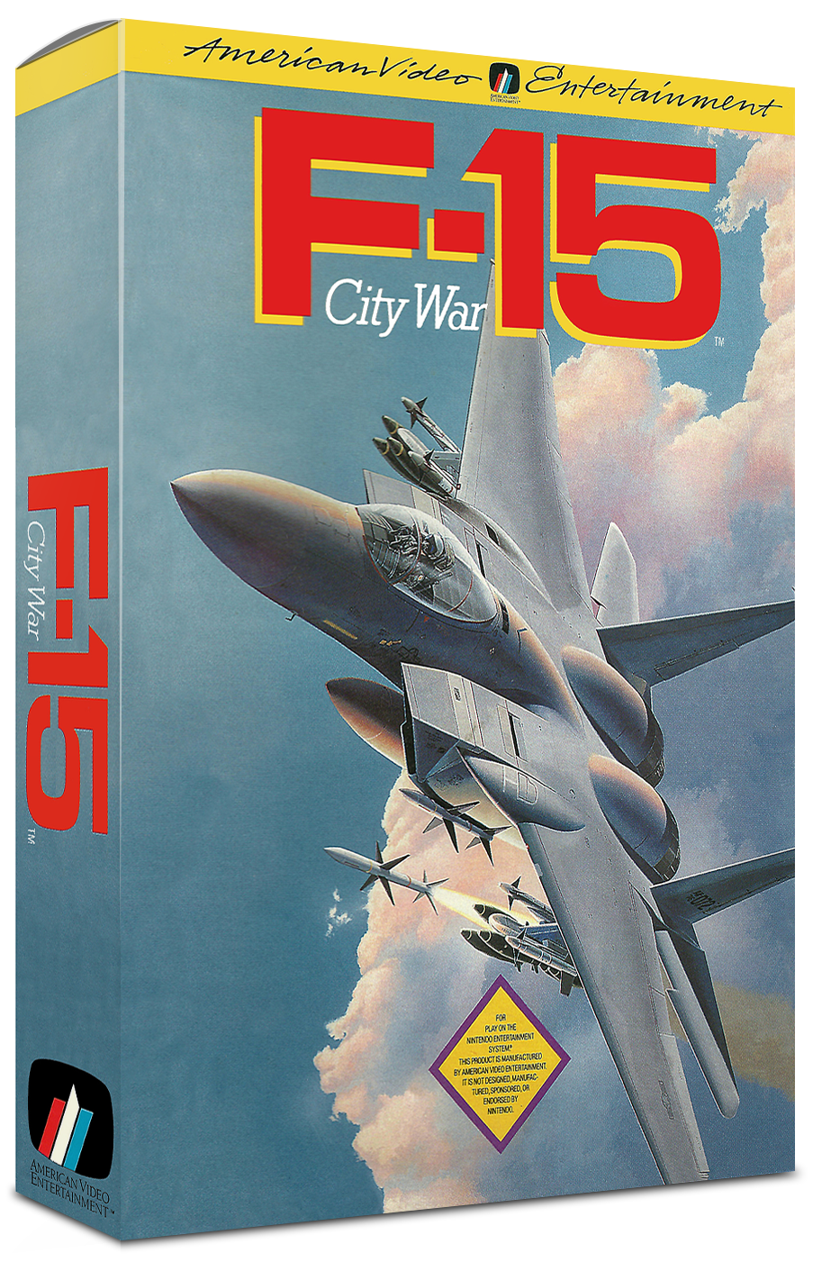 F-15 City War Reproduction Box