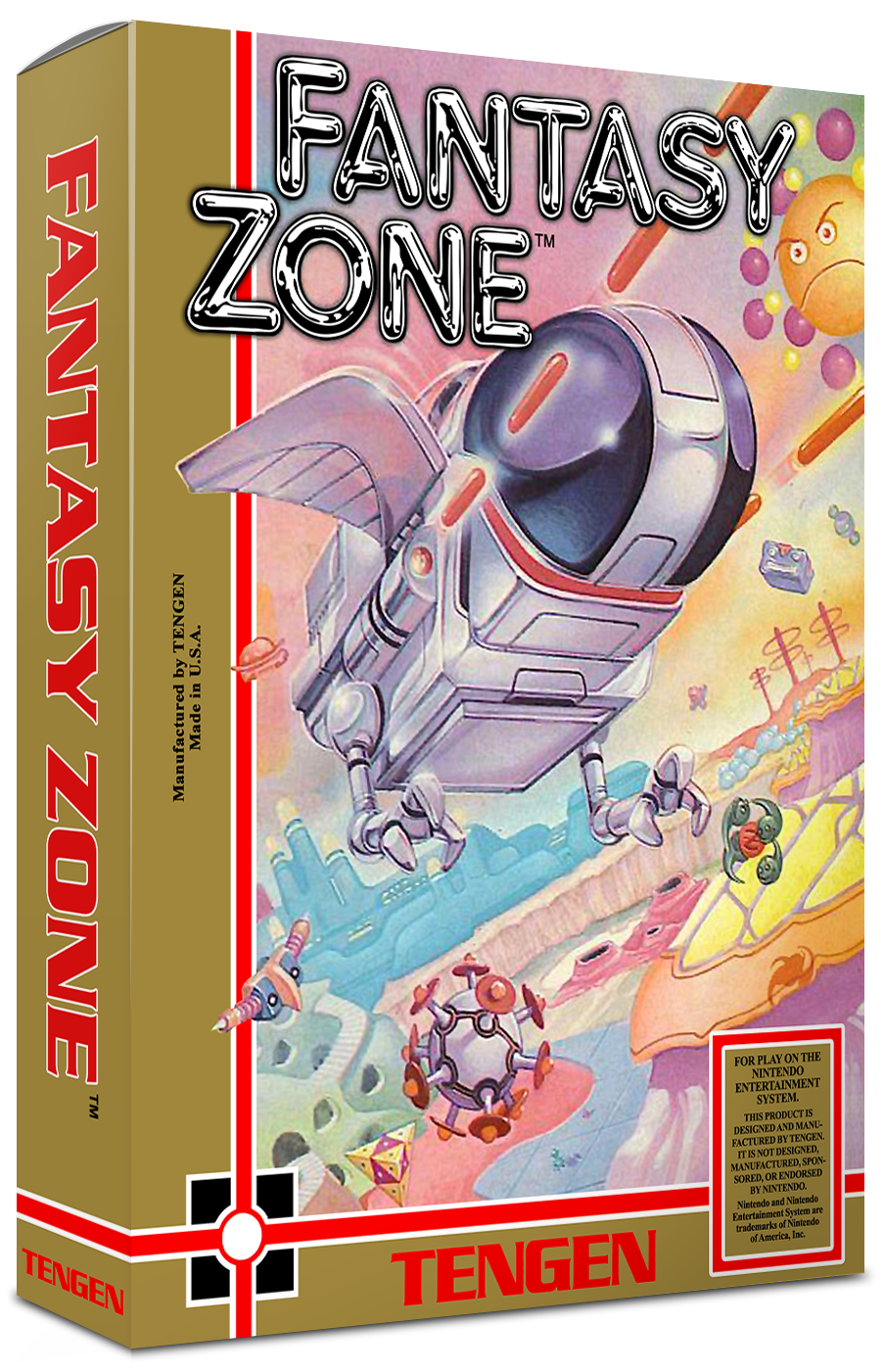 Fantasy Zone Reproduction Box