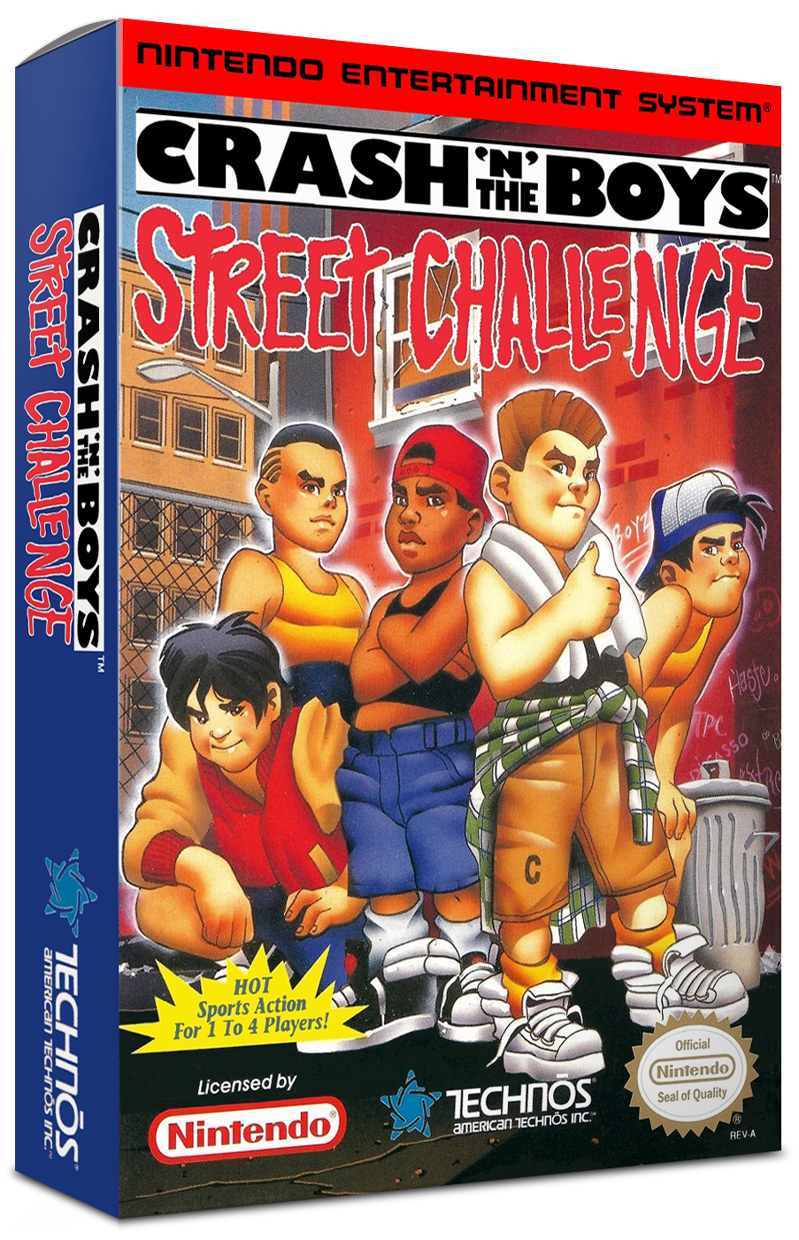 Crash &#39;N&#39; the Boys Street Challenge Reproduction Box