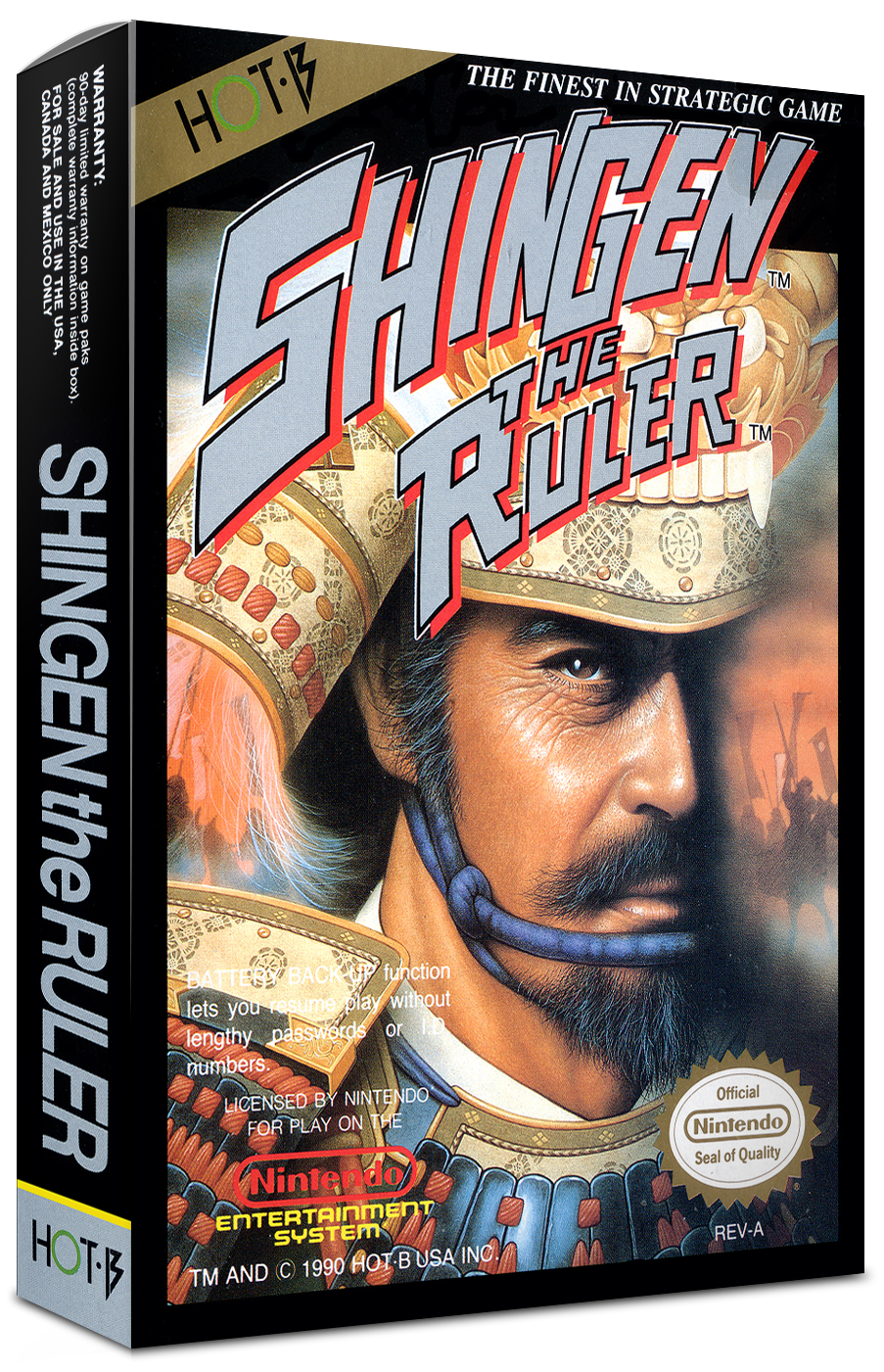 Shingen the Ruler Reproduction Box