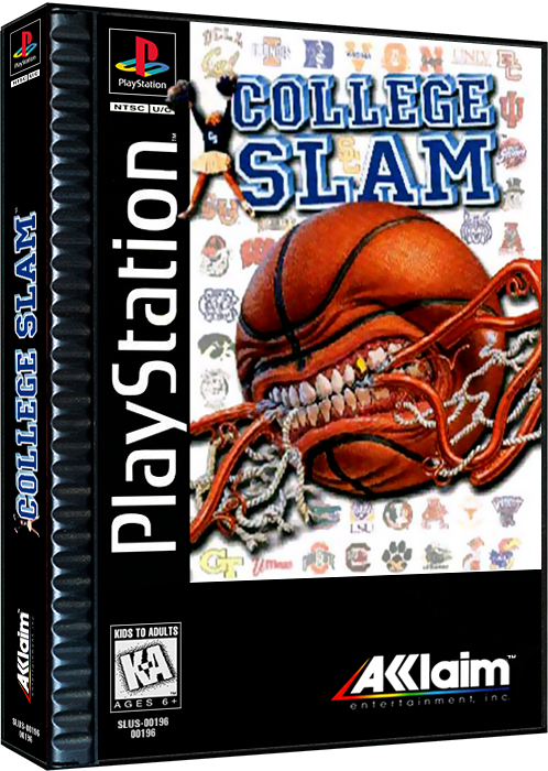 College Slam | NTSC | Playstation | SS | En | Reproduction Case and Booklet - NO GAME
