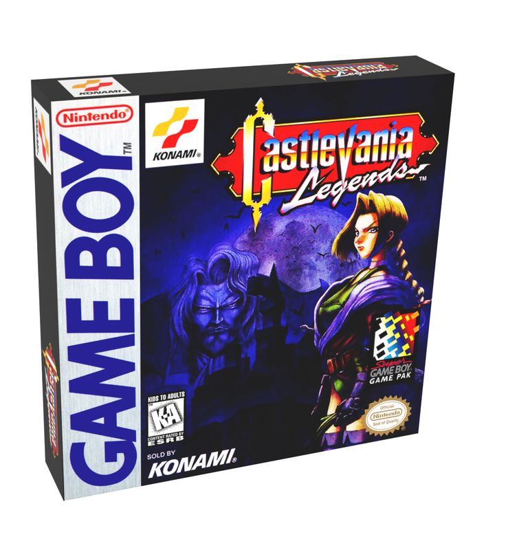Castlevania Legends Reproduction Box