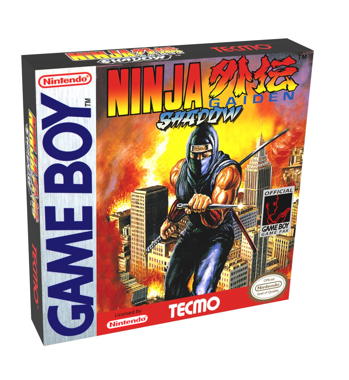 Ninja Gaiden Shadow Reproduction Box