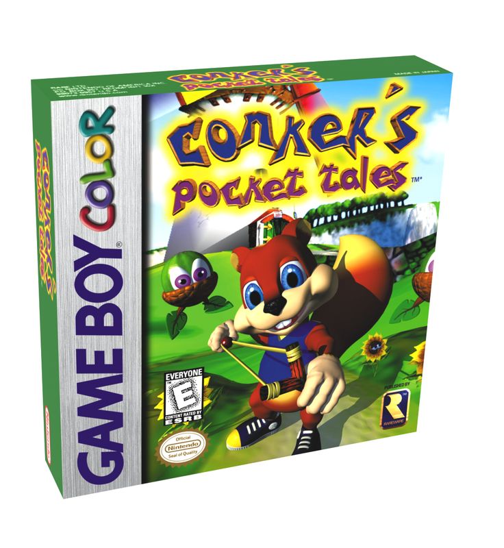 Conker's Pocket Tales Reproduction Box