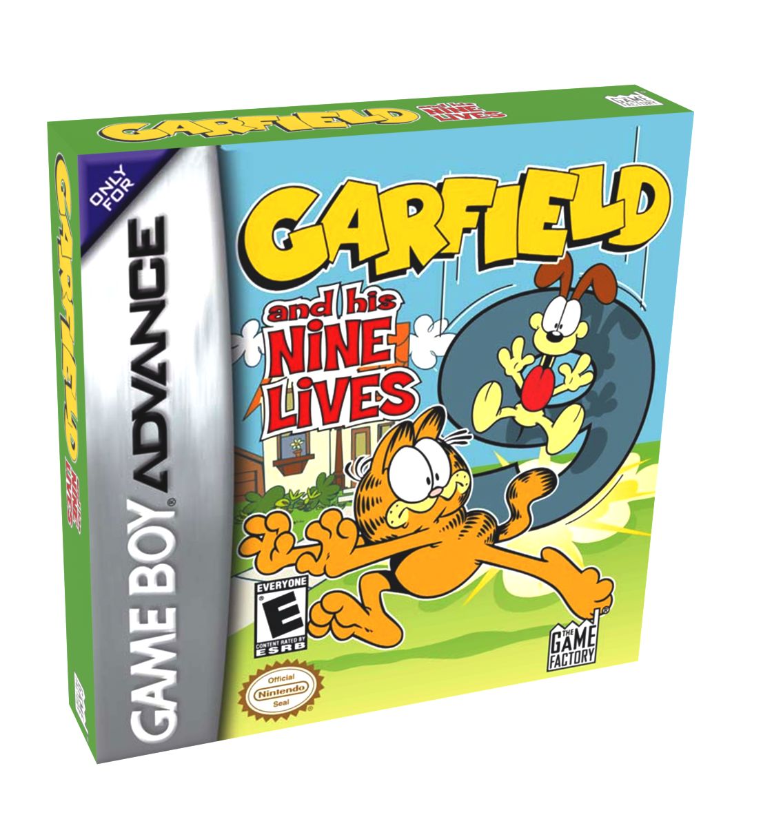 Garfield and His Nine Lives Advance Reproduction Box