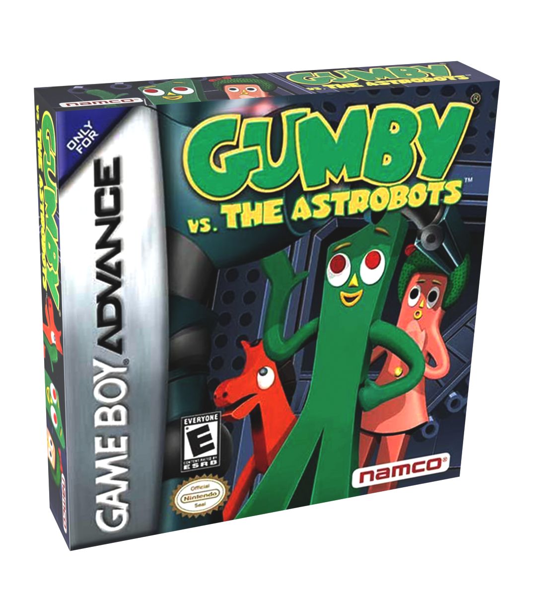 Gumby VS The Astrobots Reproduction Box