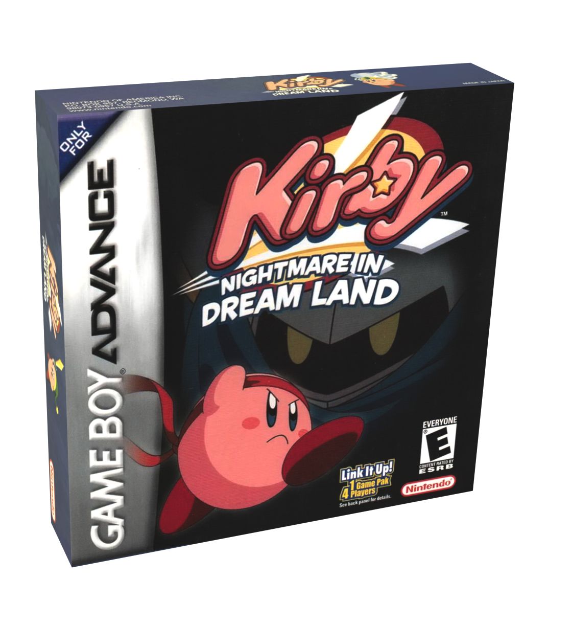 Kirby Nightmare in Dream land Reproduction Box