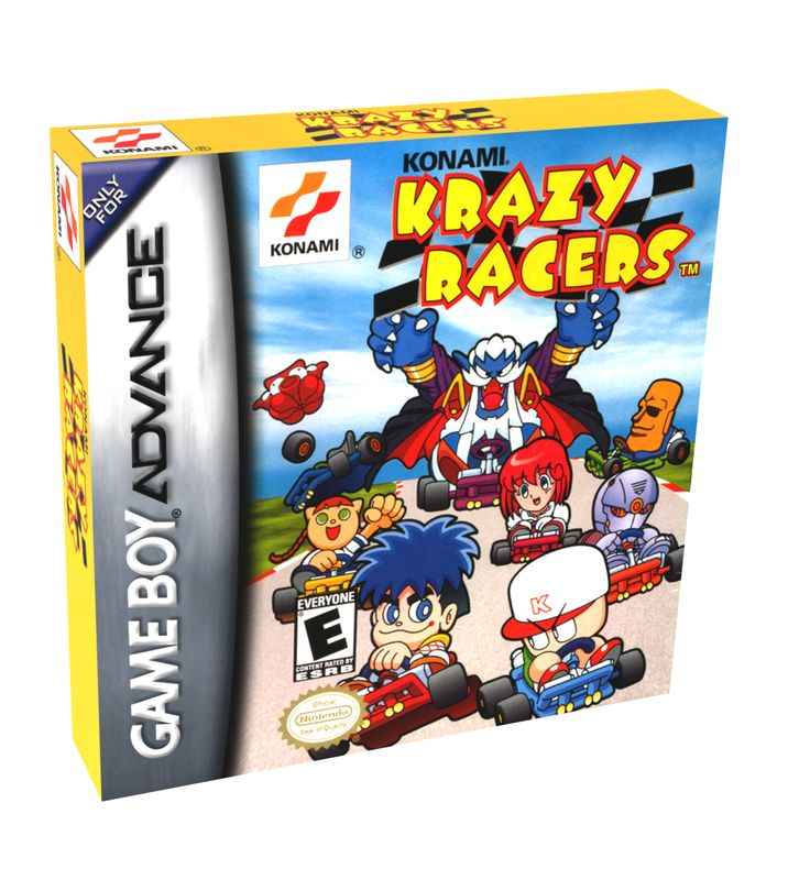 Konami Krazy Racers Reproduction Box
