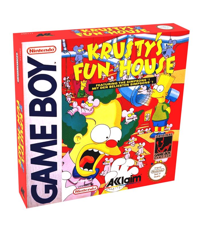 Krusty's Fun House Reproduction Box