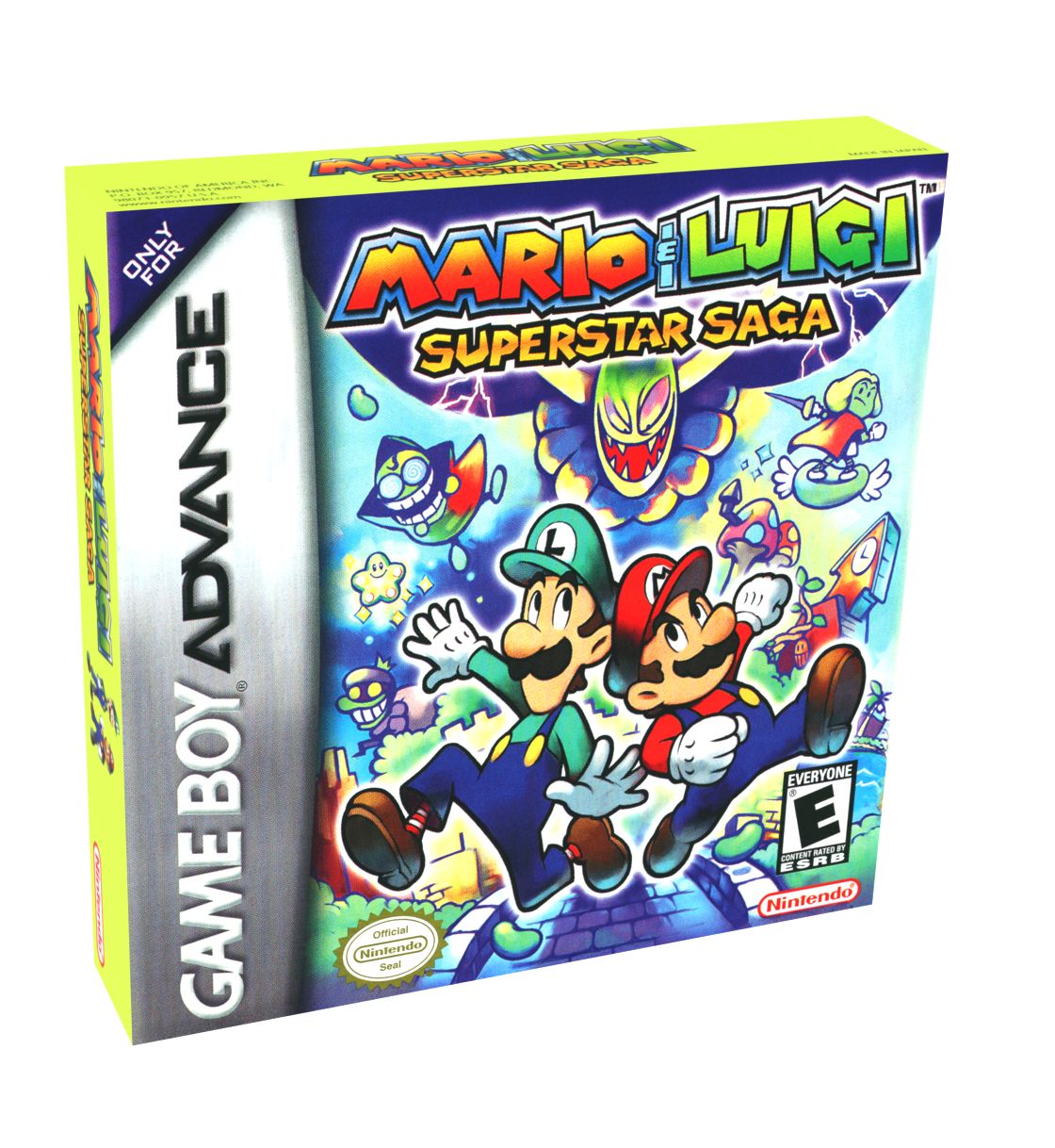 Mario &amp; Luigi Superstar Saga Reproduction Box