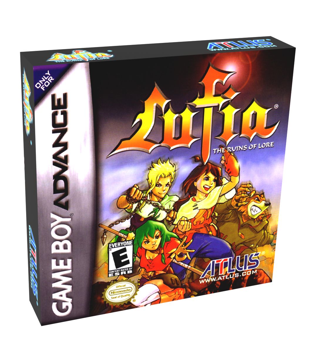 Lufia the Ruins of Lore Reproduction Box