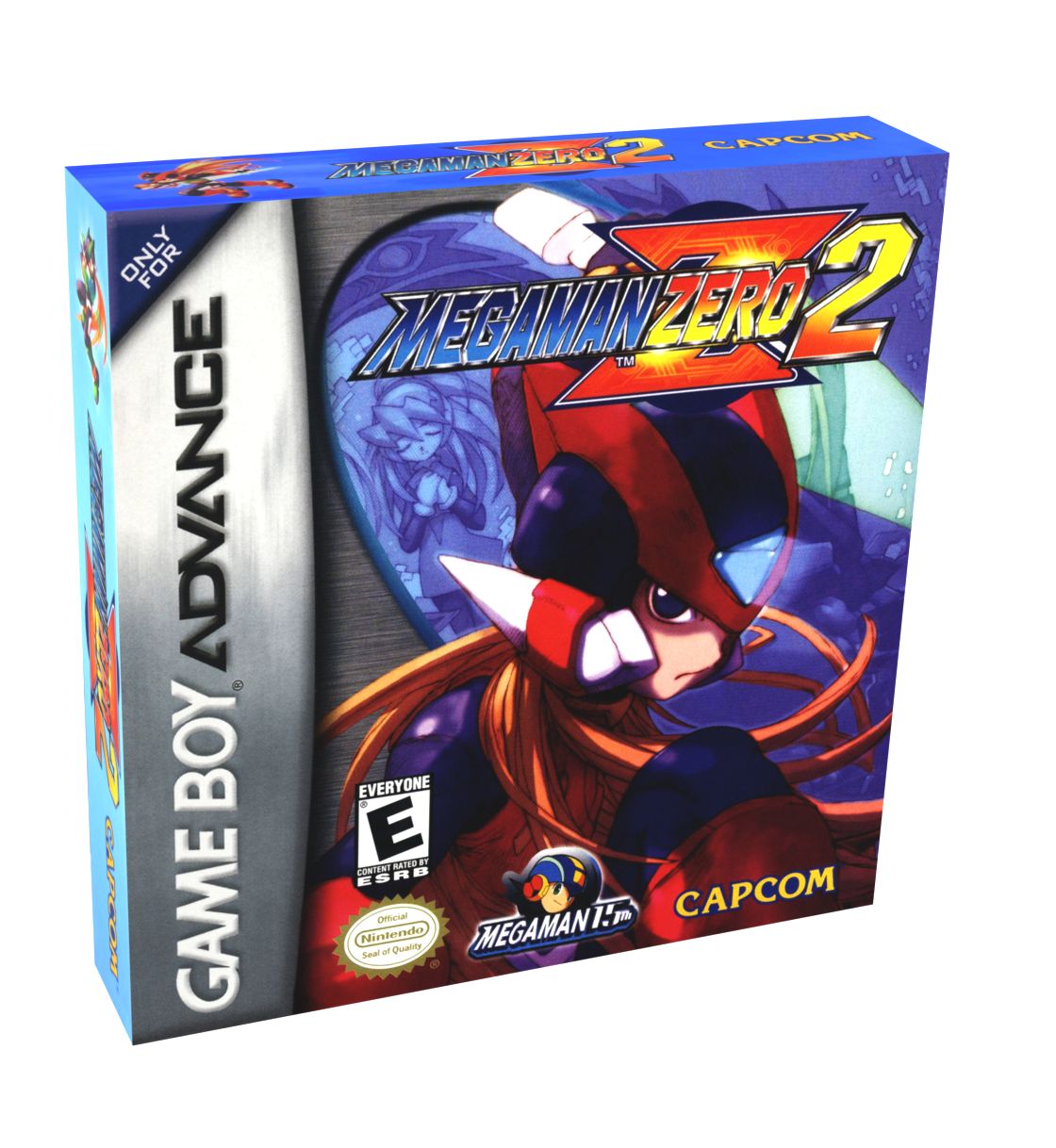 Mega Man Zero 2 Reproduction Box