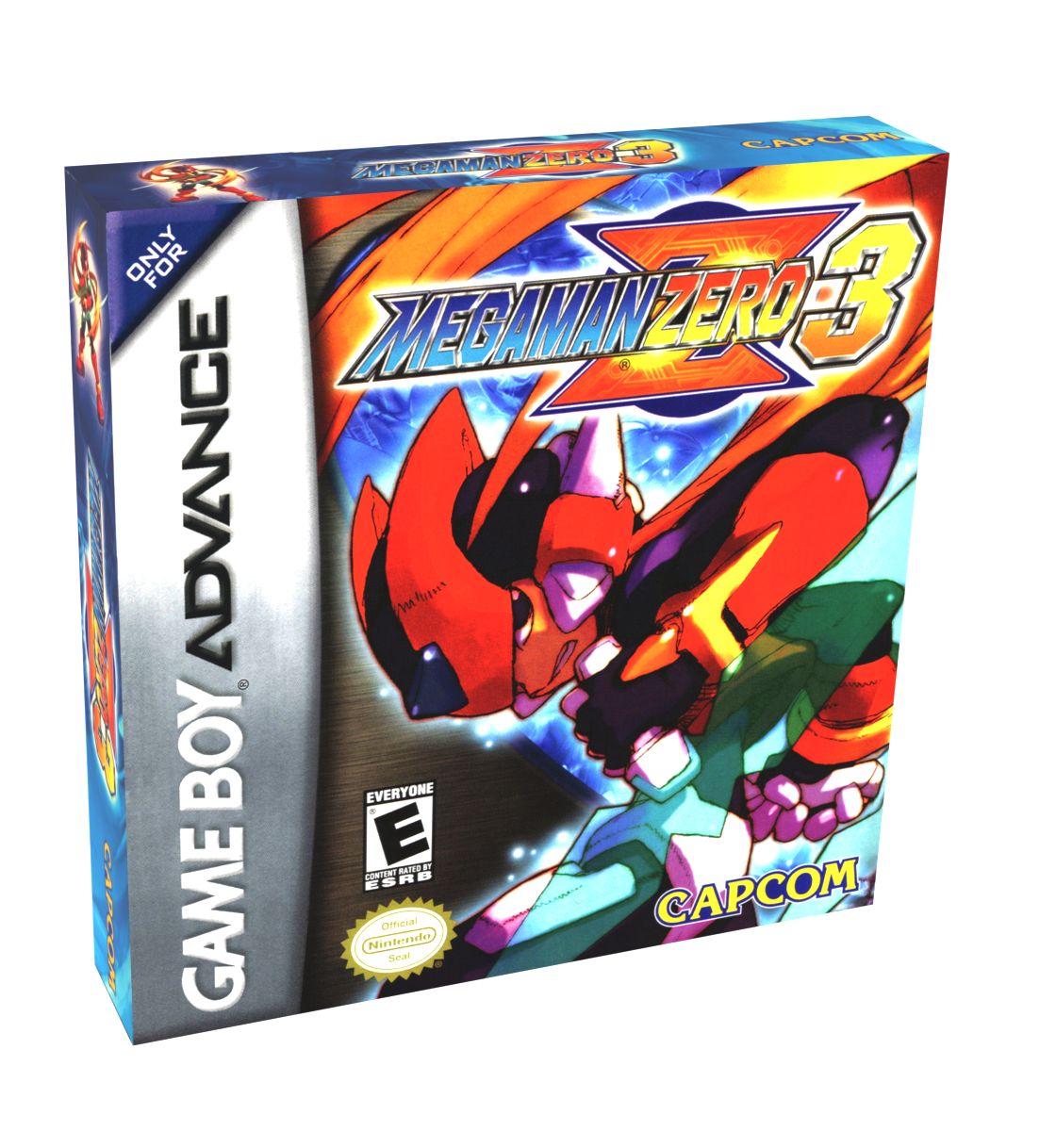 Mega Man Zero 3 Reproduction Box