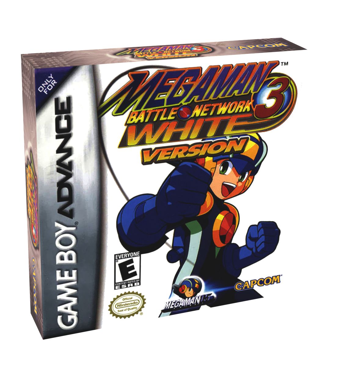 Mega Man Battle Network 3 White Version Reproduction Box