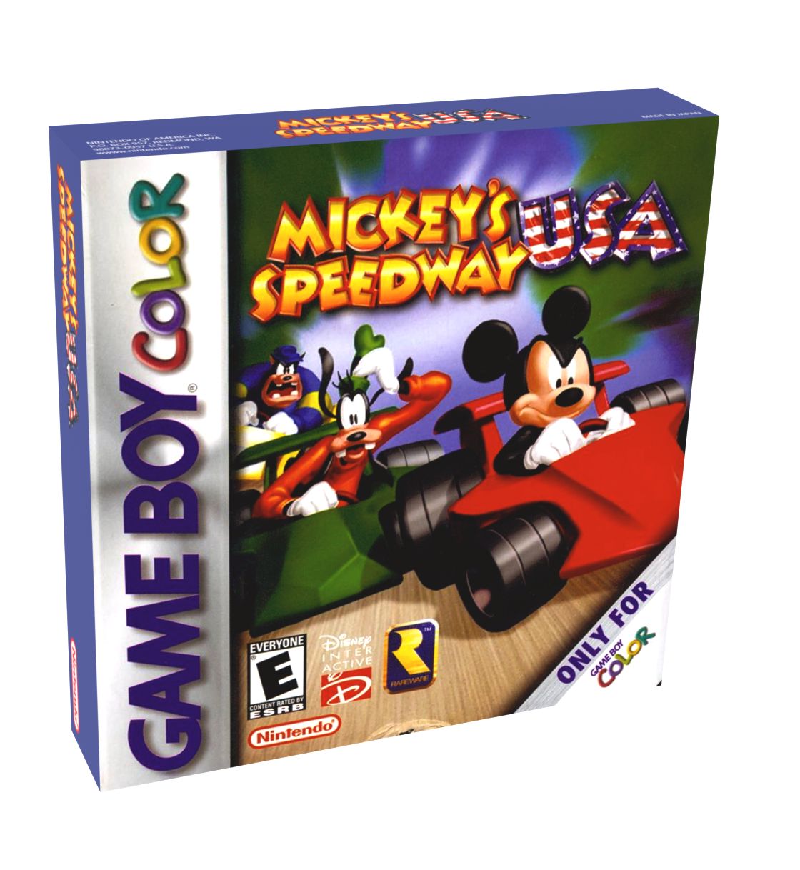 Mickey&#39;s Speedway Reproduction Box