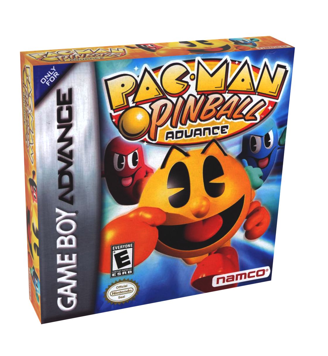 Pac-Man Pinball Reproduction Box