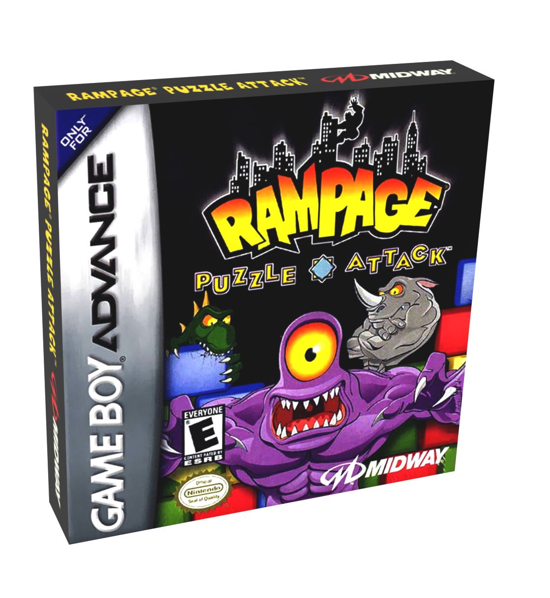 Rampage Puzzle Attack Reproduction Box