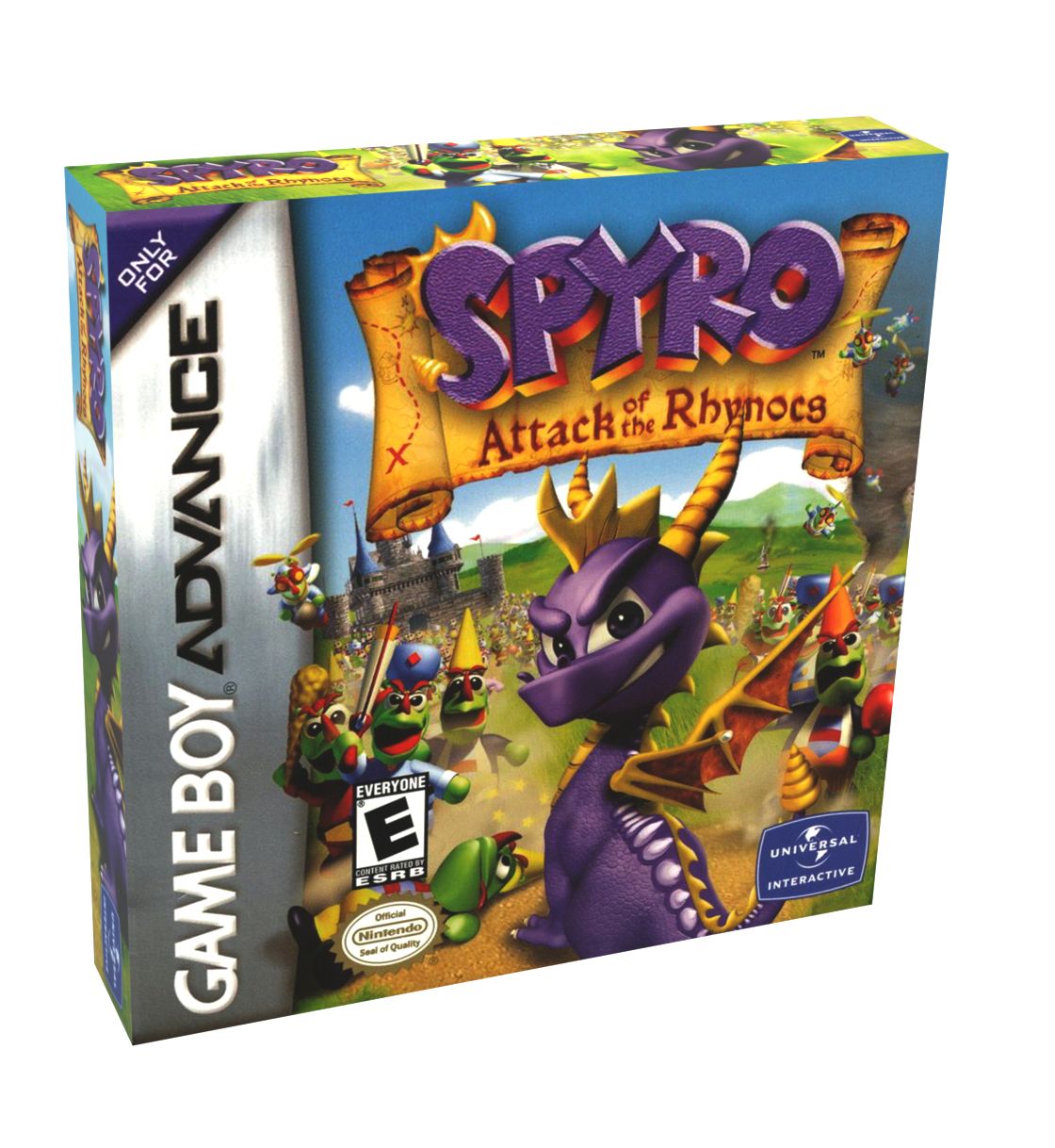 Spyro Attack of the Rhynocs Reproduction Box