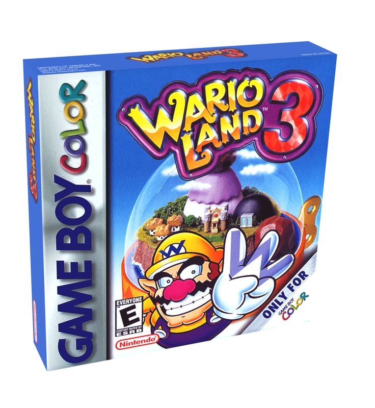 Wario Land 3 Reproduction Box