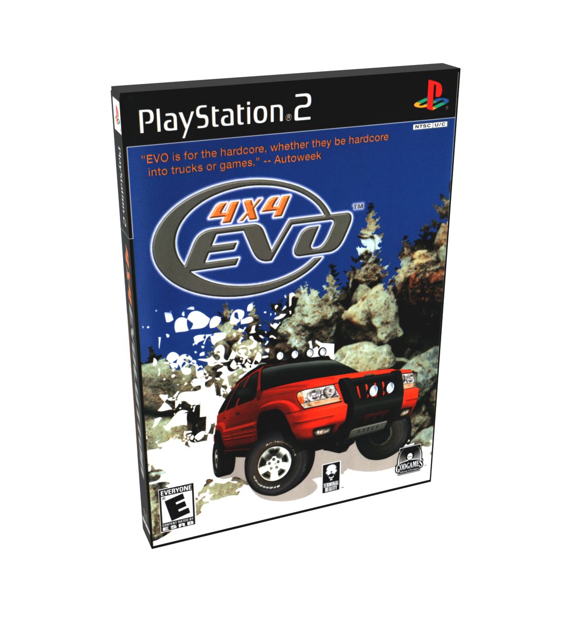 4X4 Evolution | NTSC | Playstation 2 | PS2 | En | Reproduction Case and Booklet - NO GAME