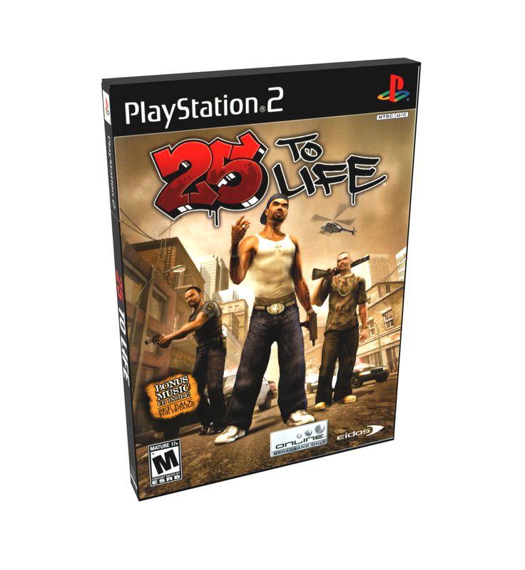 25 To Life (Soundtrack) | NTSC | Playstation 2 | PS2 | En | Reproduction Case and Booklet - NO GAME
