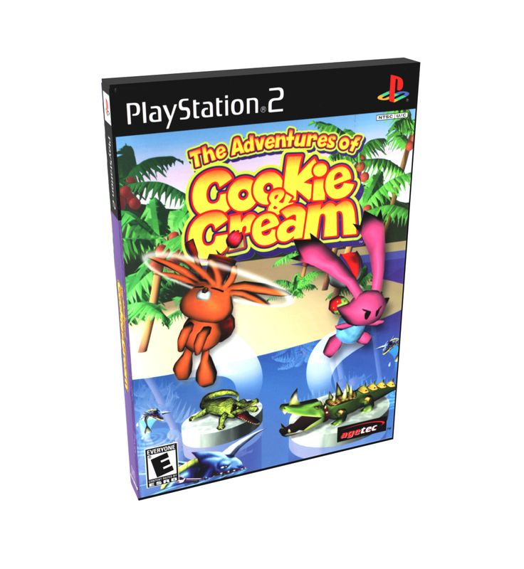 Adventures of Cookie &amp; Cream, The | NTSC | Playstation 2 | PS2 | En | Reproduction Case and Booklet - NO GAME