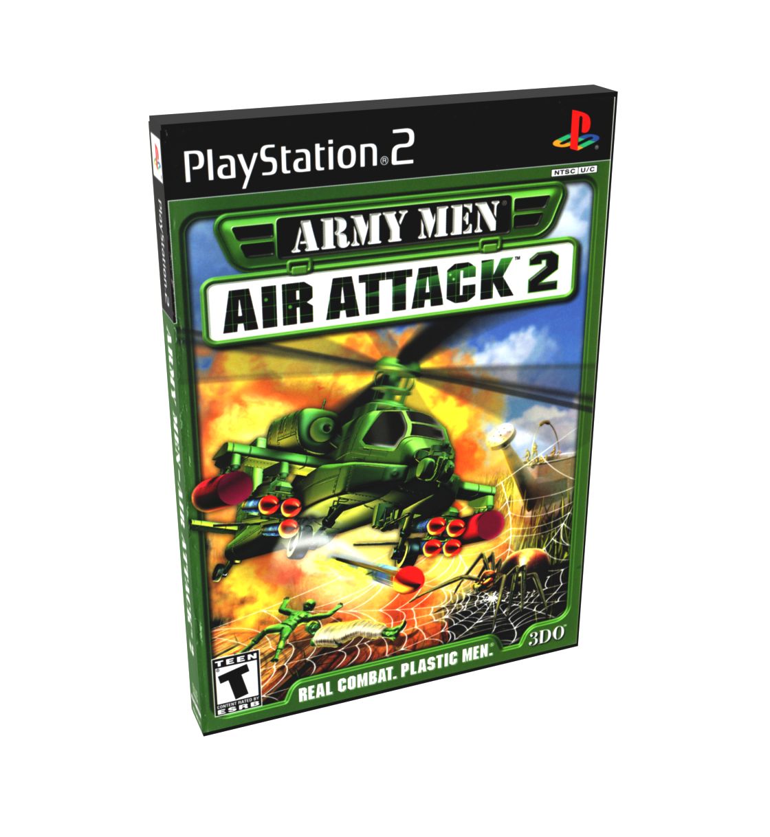 Army Men Air Attack 2 | NTSC | Playstation 2 | PS2 | En | Reproduction Case and Booklet - NO GAME