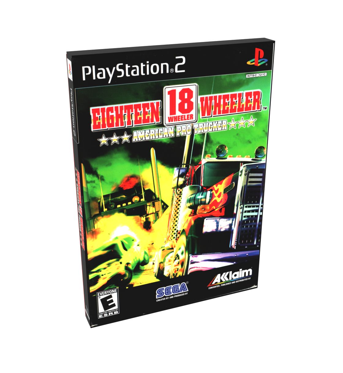 18 Wheeler American Pro Trucker | NTSC | Playstation 2 | PS2 | En | Reproduction Case and Booklet - NO GAME