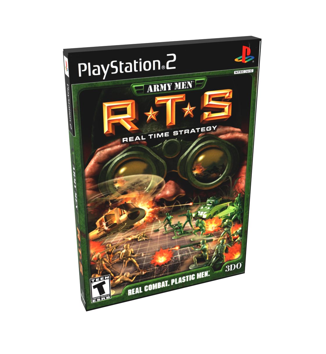Army Men RTS | NTSC | Playstation 2 | PS2 | En | Reproduction Case and Booklet - NO GAME