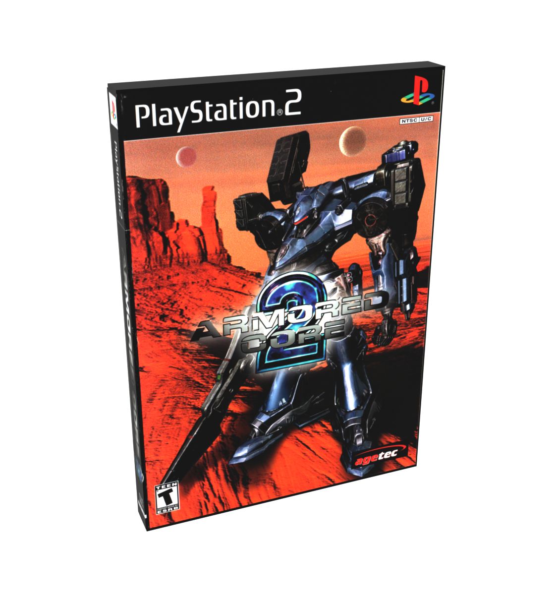 Armored Core 2 | NTSC | Playstation 2 | PS2 | En | Reproduction Case and Booklet - NO GAME