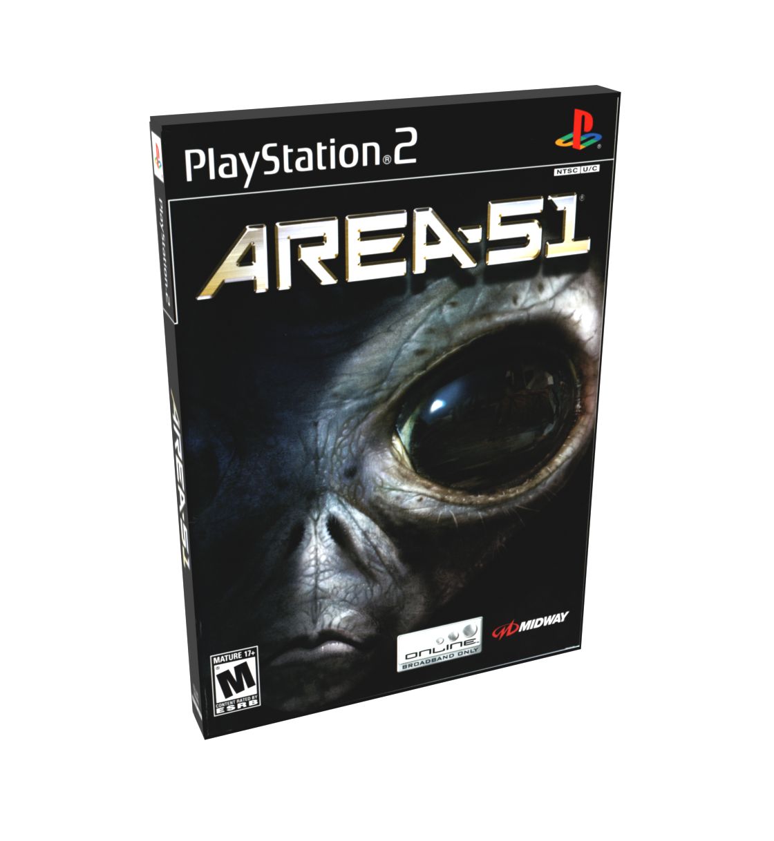 Area 51 | NTSC | Playstation 2 | PS2 | En | Reproduction Case and Booklet - NO GAME