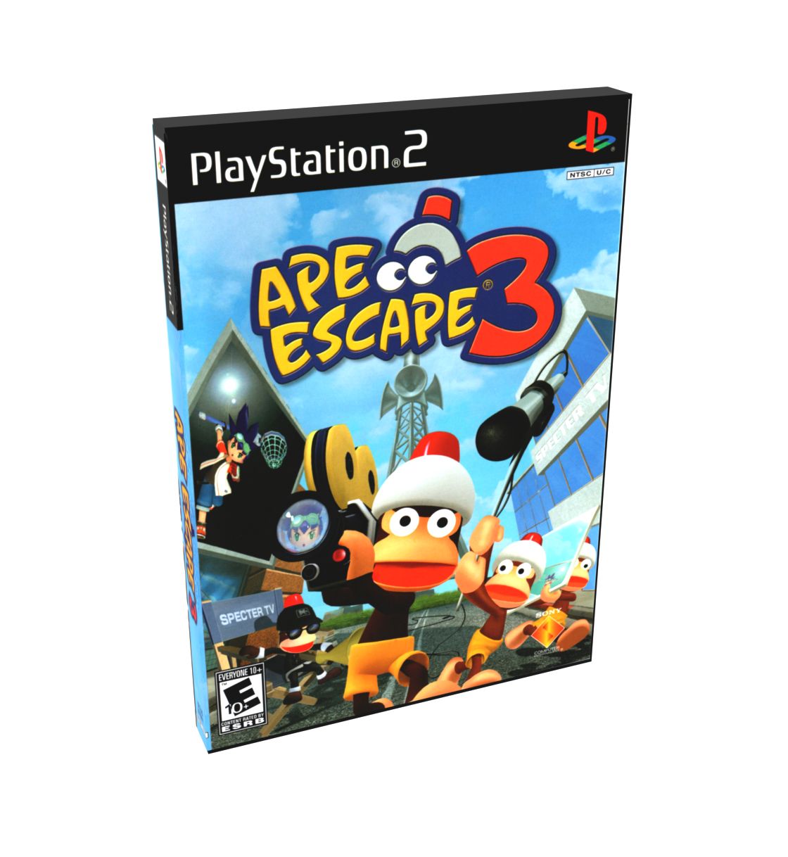 Ape Escape 3 | NTSC | Playstation 2 | PS2 | En | Reproduction Case and Booklet - NO GAME