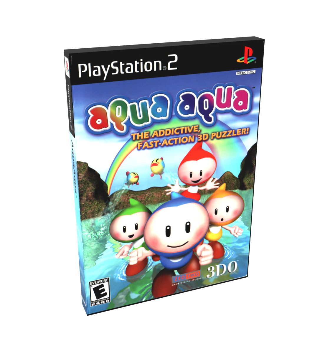 Aqua Aqua | NTSC | Playstation 2 | PS2 | En | Reproduction Case and Booklet - NO GAME