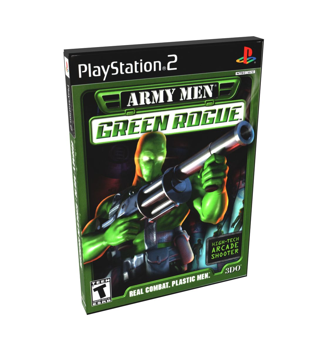Army Men Green Rogue | NTSC | Playstation 2 | PS2 | En | Reproduction Case and Booklet - NO GAME