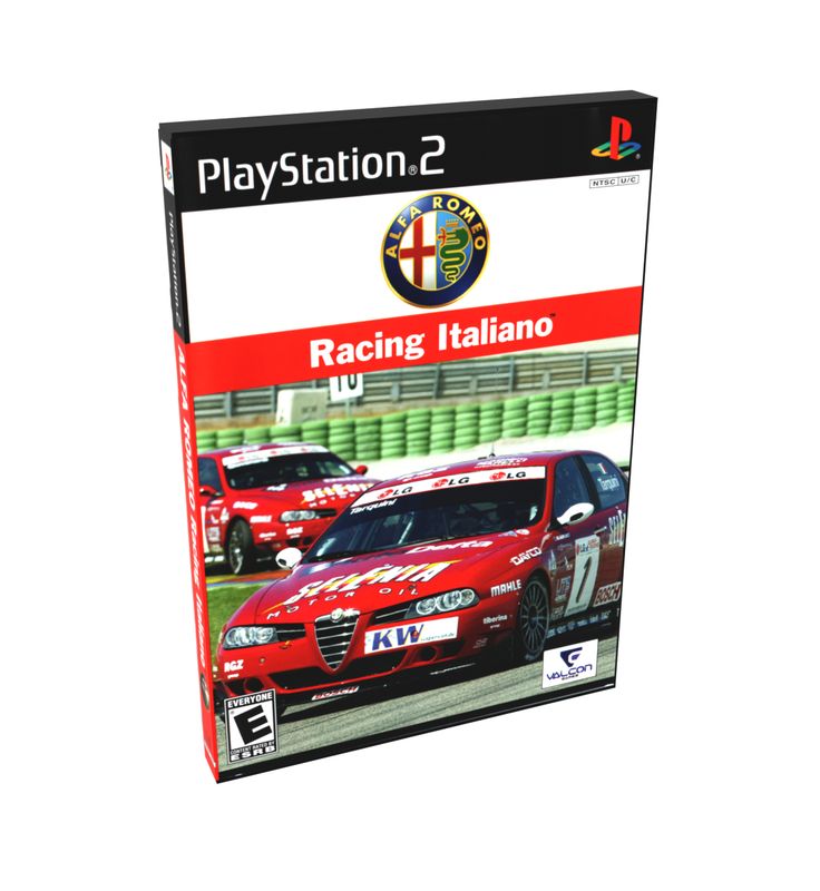 ALFA ROMEO Racing Italiano | NTSC | Playstation 2 | PS2 | En | Reproduction Case and Booklet - NO GAME